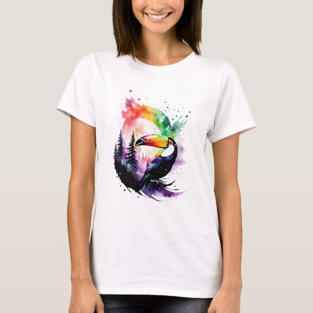 Cosmic Toucan T Shirt (Framsida)