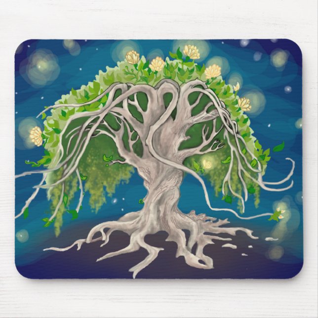 Cosmic Träd mousepad Musmatta (Framsidan)