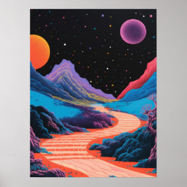 Cosmic Trail i högländerna Poster