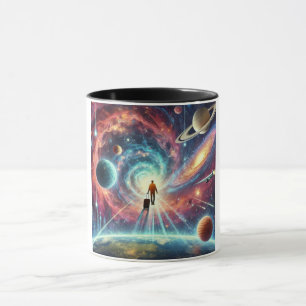 Cosmic Traveler Flyter i Space Mugg
