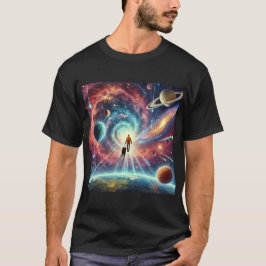Cosmic Traveler Flyter i Space T Shirt
