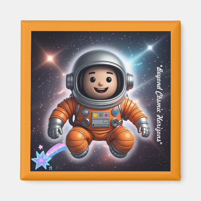 "Cosmic Traveler" Magnet (Framsidan)