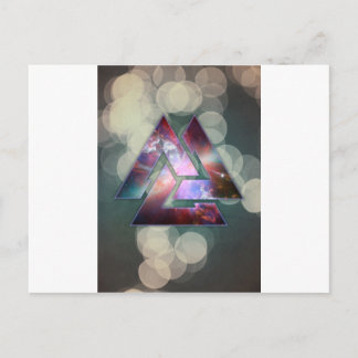 Cosmic Triple Knot Vykort