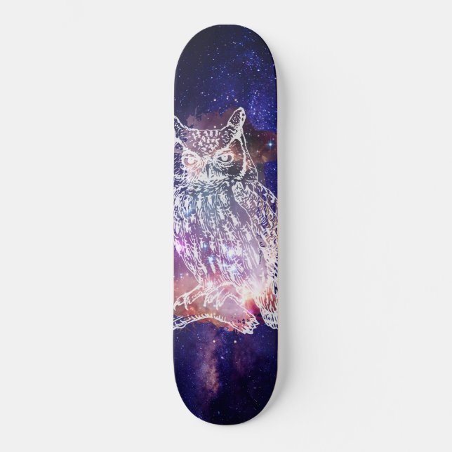 Cosmic Uggla Mini Skateboard Bräda 18,5 Cm (Framsida)