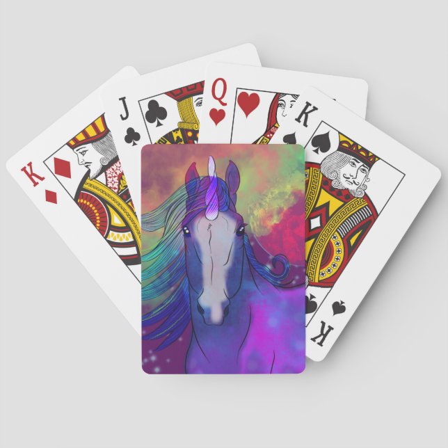 Cosmic Unicorn 5 Casinokort (Baksidan)