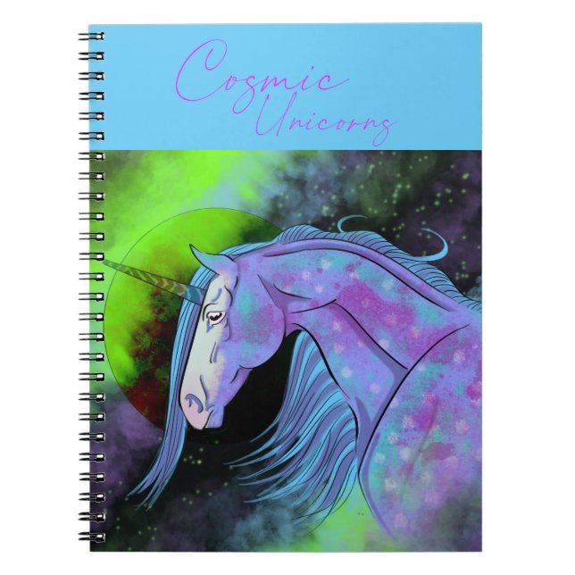 Cosmic Unicorn 6 Anteckningsbok (Framsidan)