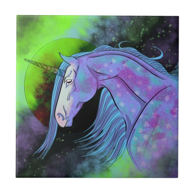 Cosmic Unicorn 6 Kakelplatta (Framsidan)