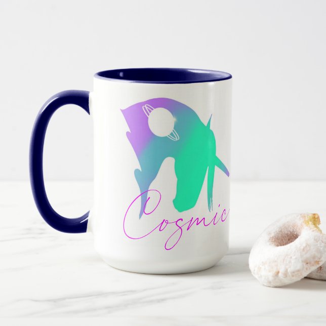 Cosmic Unicorns Officiell Mugg (Med munk)
