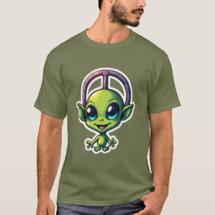 Cosmic Vibes - Funky Alien Tee Collection