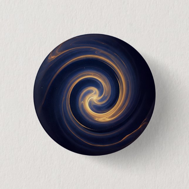 Cosmic Vortex of Golden Light Knapp (Framsida)