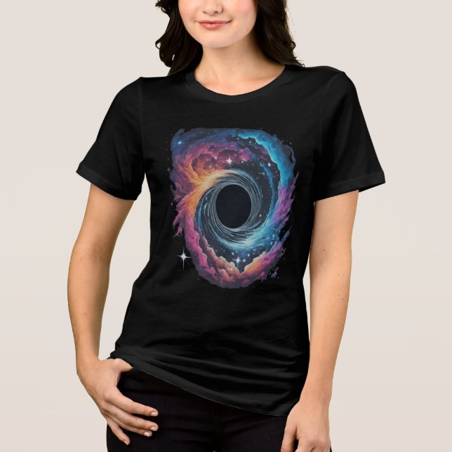 Cosmic Vortex Women's T-Shirt (Framsida)