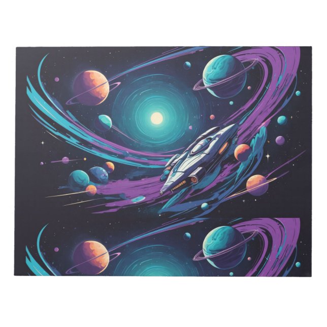 Cosmic Voyage Anteckningsblock (Framsida)