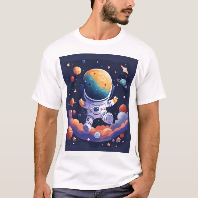 Cosmic Wanderer T Shirt (Framsida)