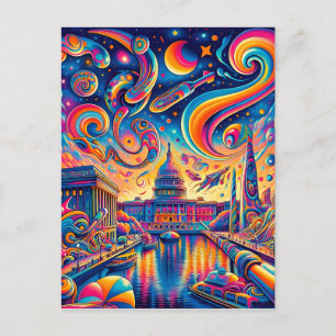 Cosmic Washington DC Vykort