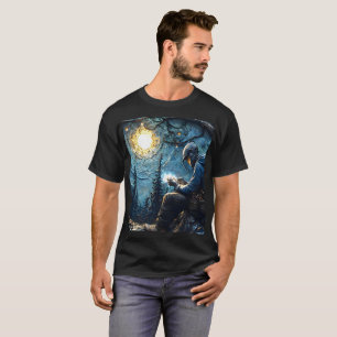 Cosmic Welder Art-Starry Night Welding-mästerverk T Shirt