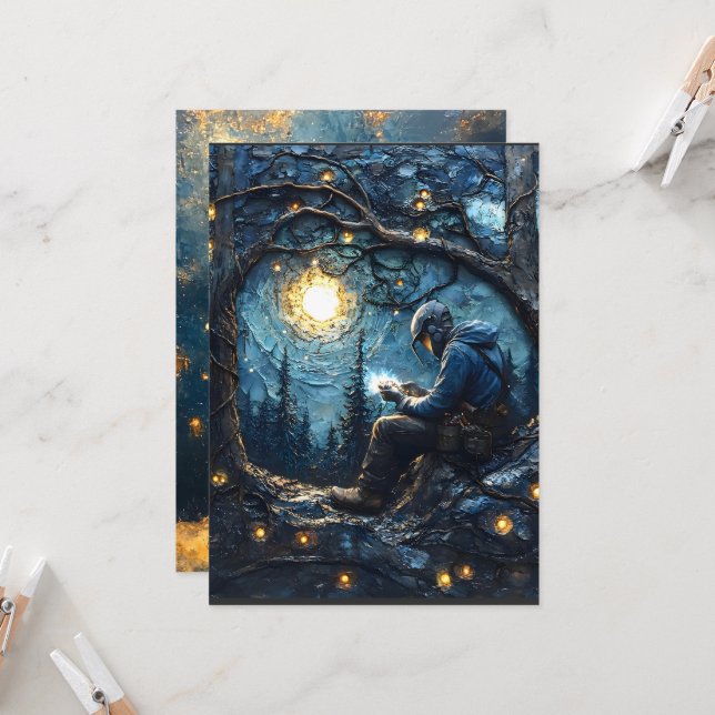 Cosmic Welder Art– svetsarstolthet  Inbjudningar (Fram/Back In Situ)