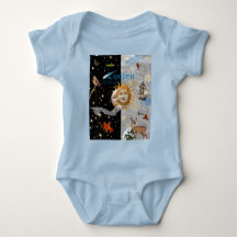 Cosmic Winter Baby Bodykostym