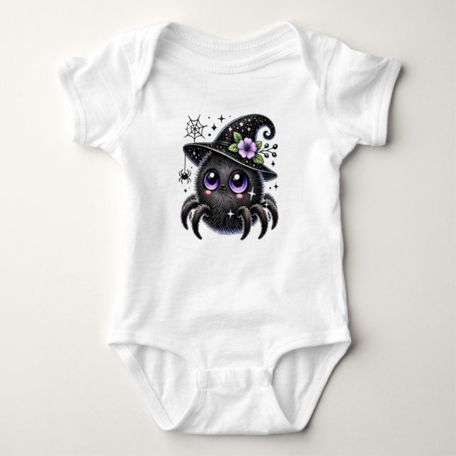 Cosmic Witch Spider T Shirt (Framsida)
