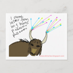 Cosmic Yak #3 Vykort