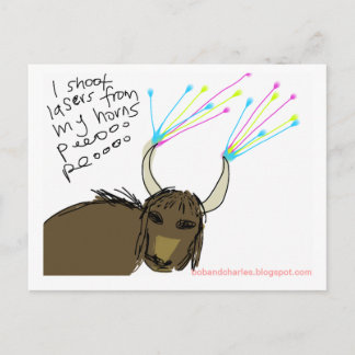 Cosmic Yak #3 Vykort