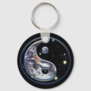 Cosmic Yin Yang Nyckelring