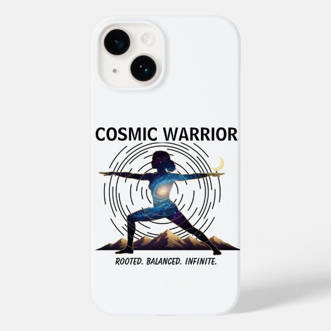 Cosmic Yoga Warrior | Galaxy Body Pose (Baksida)