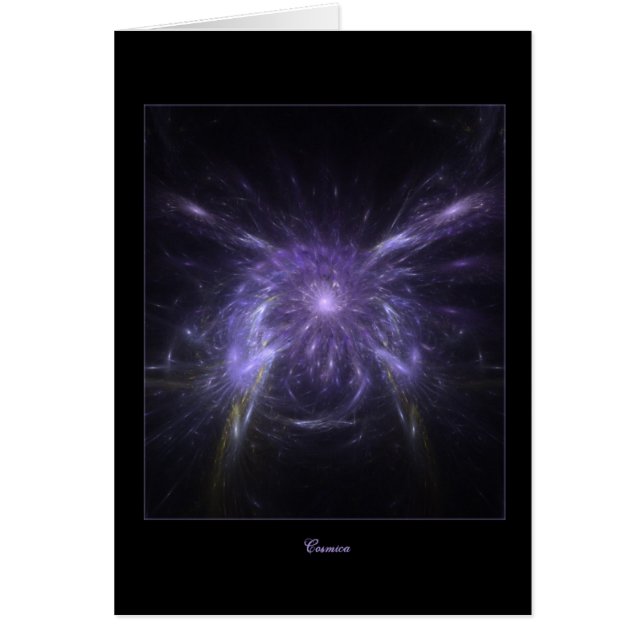 Cosmica Hälsningskort (Framsidan)