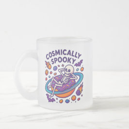 Cosmically Spooky Design Space Skeleton Halloween Frostad Glasmugg