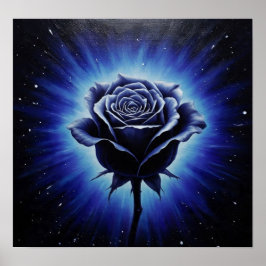 CosmicBlueRose Poster