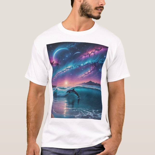 Cosmin Dolphin T Shirt (Framsida)
