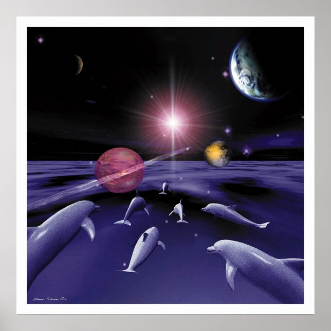 Cosmiska simmare poster (Framsidan)