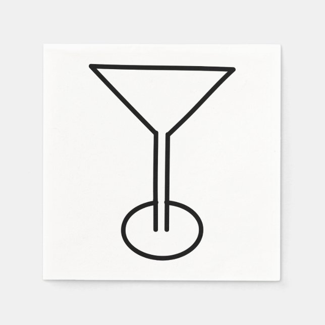 Cosmo Glass Napkin Pappersservett (Framsidan)