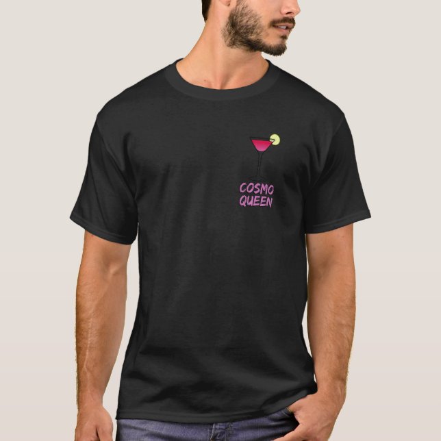 Cosmo Queen Cosmopolitan I Kärlek Cosmo Rosa Funny T Shirt (Framsida)