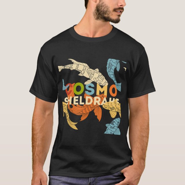 Cosmo Sheldrake med Koi-fiskar T Shirt (Framsida)