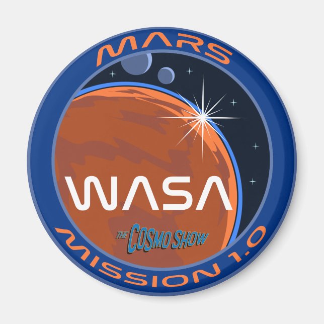 Cosmo-showen | WASA-Uppdrag korrigeringsrunda Magn Magnet (Framsidan)