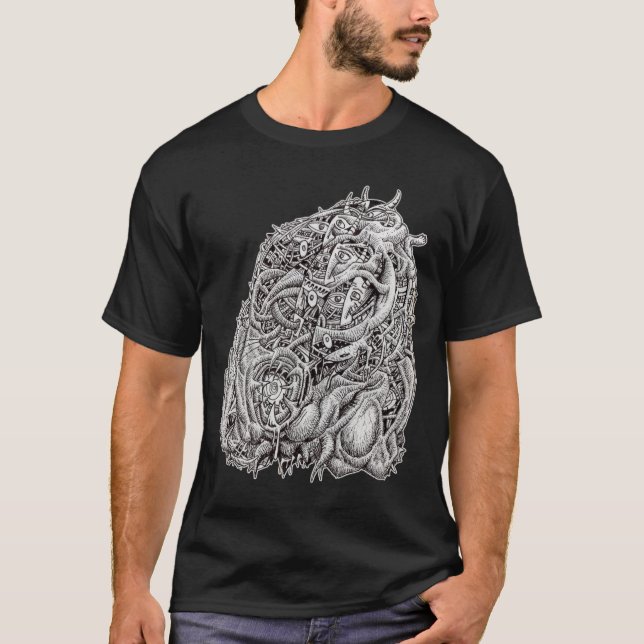 Cosmograf Head, av Brian Benson T-shirt (Framsida)