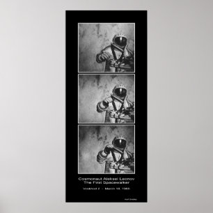 Cosmonaut Aleksei Leonov - First Spacewalker Poster