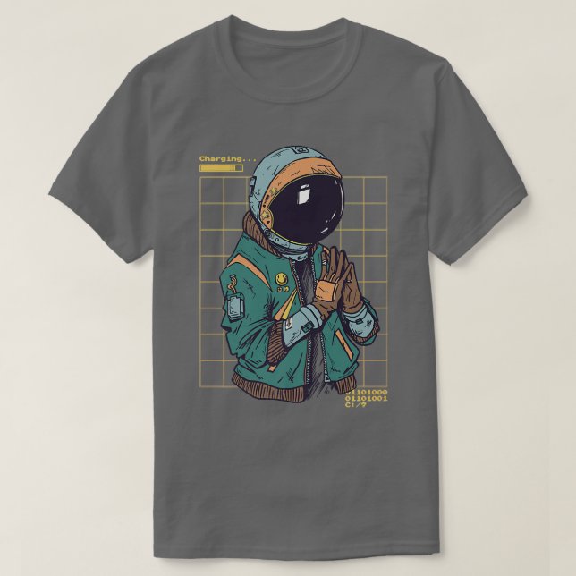 Cosmonaut Astronaut Spaceman Space Premium T-Shirt (Design framsida)