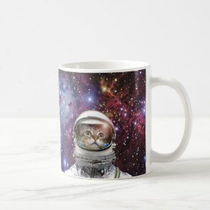 Cosmonaut-katt Kaffemugg