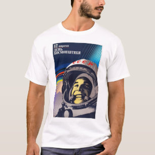 Cosmonautdagen YURI GAGARIN Sovjetrymdprogram Po T Shirt