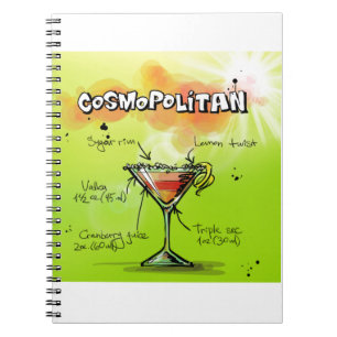 Cosmopolitan Cocktail Anteckningsbok