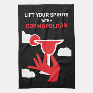Cosmopolitan Cocktail Drink Kökshandduk