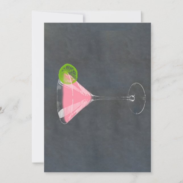 Cosmopolitan Cocktail Inbjudningar (Framsida)