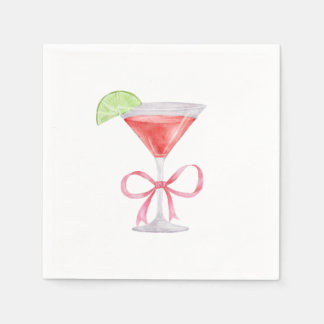 Cosmopolitan Cocktail Napkin Pappersservett