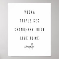 Cosmopolitan Cocktail Recipe