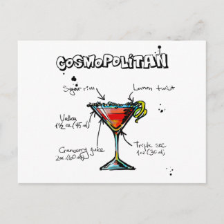 Cosmopolitan Cocktail Recipe Vykort
