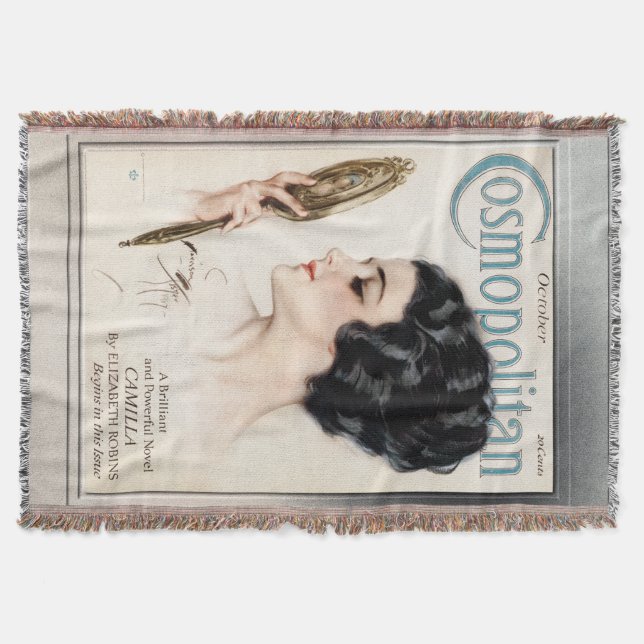 Cosmopolitan FC oktober 1917 av Harrison Fisher Filt (Framsidan)