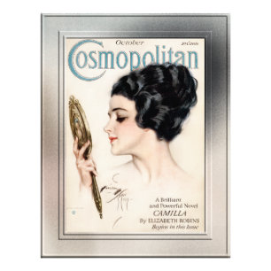 Cosmopolitan FC oktober 1917 av Harrison Fisher Fototryck