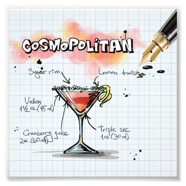 Cosmopolitan Fototryck (Framsidan)