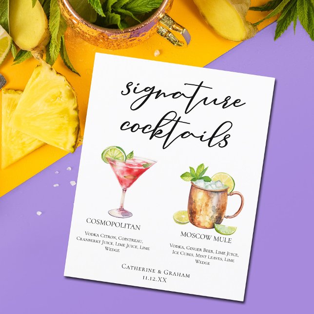 Cosmopolitan Moscow Mule Signaturdrinkmeny (Skapare uppladdad)
